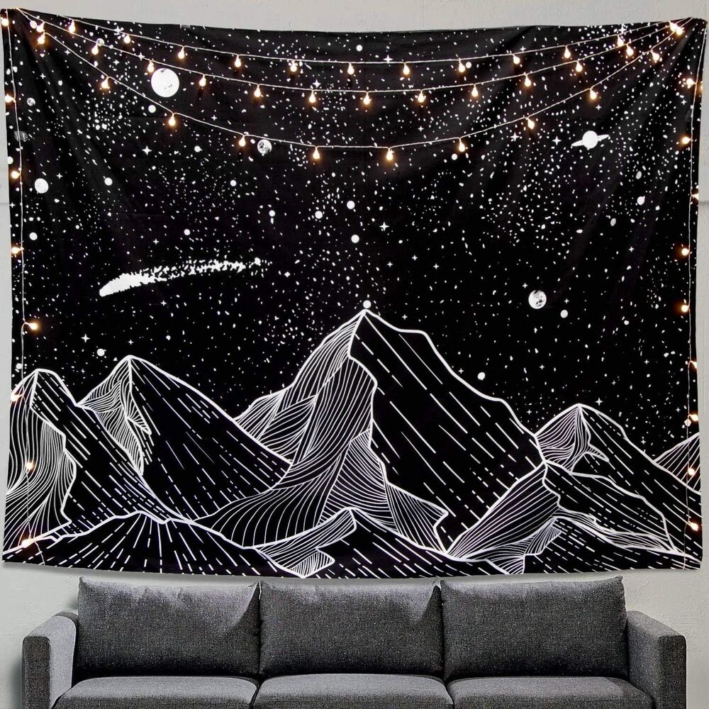 NEW Mountain Tapestry Nature Forest Tree Tapestries for Bedroom 60'' × 50''